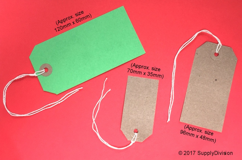 Paper parcel tag